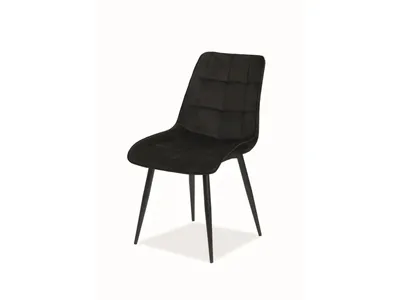 Zdjęcie produktu dla Krzesło CHIC VELVET czarne