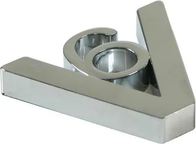 Zdjęcie produktu dla emblemat 3D V6, samoprzylepny