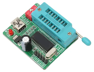 Image de Programmeur USB BIOS CH341A : programmeur de mémoire flash polyvalent, stable et durable, compatible avec les téléviseurs LCD de bureau des séries 24 et 25