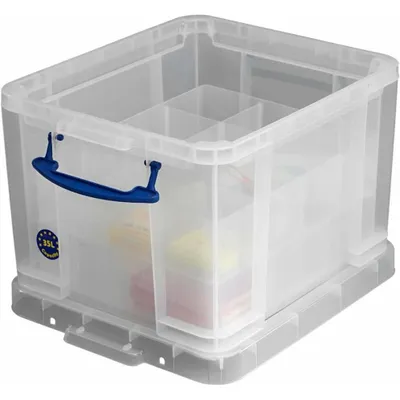 Image de Really Useful Box Boîte de rangement 35,0 l transparente 48,0 x 39,0 x 31,0 cm