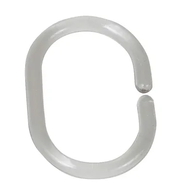 Produktbild von Duschvorhangringe Transparent klein 12er Set