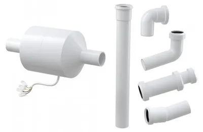 Produktbild von alcadrain P128 Ventilator für Vorwandinstallationssystem mit Entlüftungsvorbereitung
