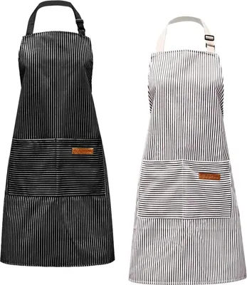 Produktbild von 2x Kochschürze Schürze Grillschürze Set Küchenschürze Latzschürze Herren Damen