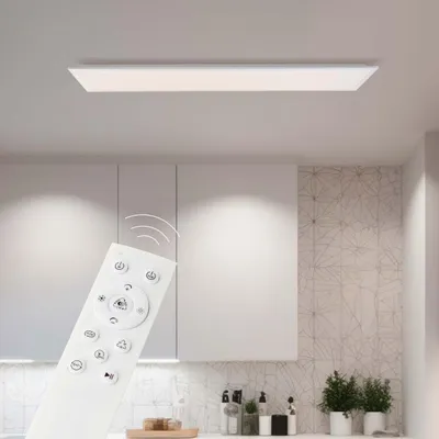 Produktbild von LED Deckenaufbau-Paneel, 120x30 cm, 4200 lm, dimmbar, 3000-6500K, weiß