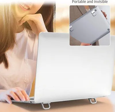 Immagine prodotto di Supporto ergonomico per laptop antiscivolo, nero