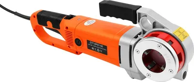 Obrázek produktu pro Elektrický závitník na trubky – závitořez – 2300 W – 6 řezacích hlav 1,27–5,08 cm – robustní hliníková slitina – pro železo, ocel a plast