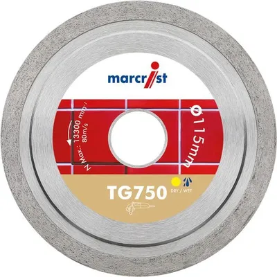 Produktbild von Diamanttrennscheibe Marcrist TG750 ø 115 mm Fugenräumer für Fliesen