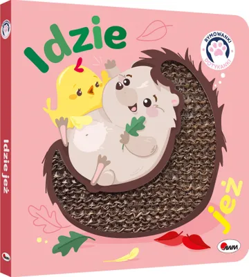 Zdjęcie produktu dla MOREX Książeczka edukacyjna Rymowanki dotykanki Idzie jeż 13273
