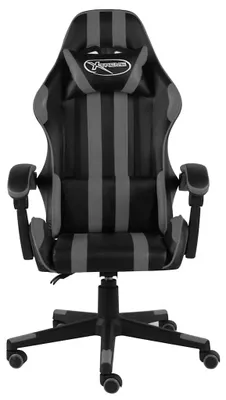 Obrázek produktu pro herní židle vidaXL černá a šedá umělá kůže