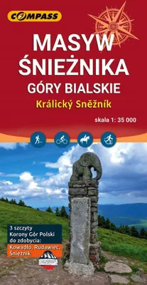 Zdjęcie produktu dla Schneekoppe, Bialskie-Gebirge 1:35.000. Touristenkarte. Ausgabe 2025. Kompass