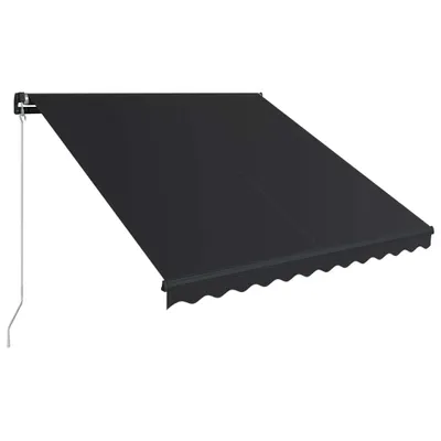 Zdjęcie produktu dla Ręcznie zwijana markiza, 350 x 250 cm, antracytowa