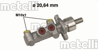 Obrázek produktu pro 1 hlavní brzdový válec METELLI 05-0396 pro OPEL SUBARU SUZUKI