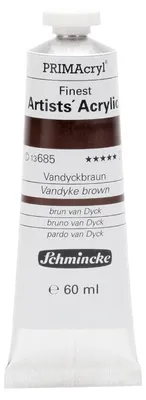 Produktbild von Schmincke PRIMAcryl Professional Acrylfarbe 60 ml - 685 Van-Dyck-Braun
