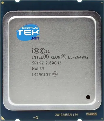 Obrázek produktu pro Intel Xeon Intel® Xeon® procesor E5-2640 v2 (20M cache, 2,00 GHz), procesory Intel® Xeon® E5, 2 GHz, patice LGA 2011 (patice R), server/pracovní stanice, 22 nm, E5-2640V2