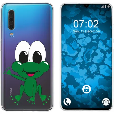 Produktbild von PhoneNatic Case kompatibel mit Huawei P30 Silikon-Hülle Cutiemals M2