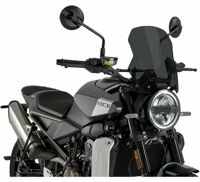 Produktbild von Windschild Puig New Generation Sport 355 x 315 mm mit ABE für Husqvarna Svartpilen 801 Bj. 2024 - 2025