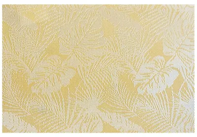 Produktbild von Tischset Blätter 100% PVC durchlässig 30x45 cm gelb