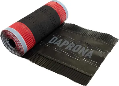 Produktbild von DAPRONA Firstband Alu Super Vent - 390mm x 5m Schwarz (RAL 9005)  Rollfirst für eine optimale Dachfirst Abdeckung, Super Butylkleber