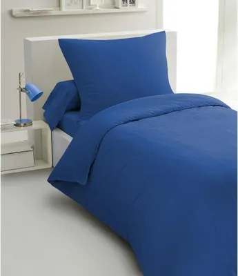 Produktbild von 2-teiliges Bettwäscheset - HOME LINGE PASSION - HP72074 - 82 g Mikrofaser - 140 x 200 cm - Blau