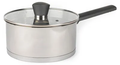Immagine prodotto di Padella antiaderente con manico e beccuccio, adatta per piani cottura a induzione, diametro 20 cm