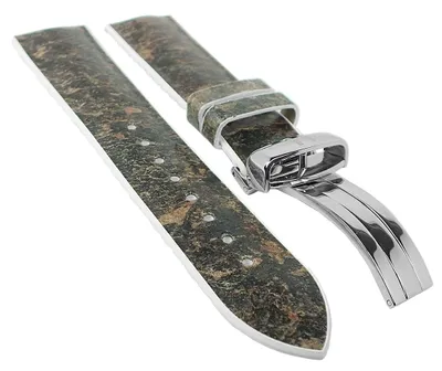 Productafbeelding van Hirsch Bruine Leren Horlogeband Stone M 18 mm Hirsch
