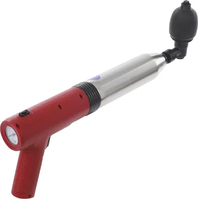 Zdjęcie produktu dla Elektryczny odkurzacz do kanalizacji - Wysokociśnieniowy powietrzny odkurzacz do toalet - Akumulator 1500 mAh - 100-240 V - 45×16 cm - ABS i stal nierdzewna - Czerwony