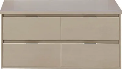 Produktbild von Sanox Waschtischunterschrank Porto BxHxT 120 x 55 x 50 cm Frontfarbe kieselgrau 120 cm mit Waschtischplatte 84722552