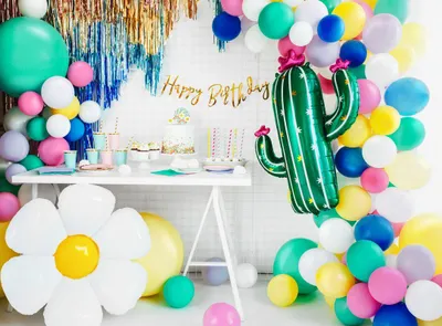 Obrázok produktu pre PartyDeco FB65, Hračkársky balón, Fólie, Biela, Žltá, Jednofarebné, Párty, Kvetina