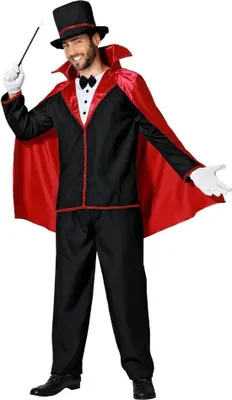 Image de Atosa Costume de magicien surprenant Noir XS-S Enfants Noir XS-S