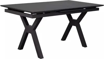 Produktbild von Gartentisch ausziehbar Granada 160–210x90 cm Aluminium Keramik Dark Grey