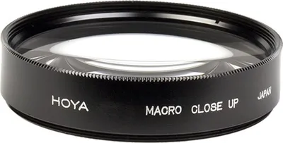 Produktbild von Hoya Close-up Filter für Nahaufnahmen, 4,9 cm Durchmesser, Schwarz, Modell 1356