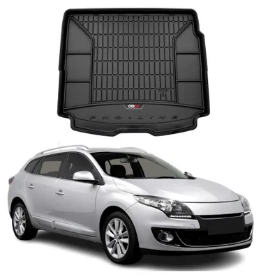 Image de Tapis de Coffre pour Renault Megane 2008-2015 Noir