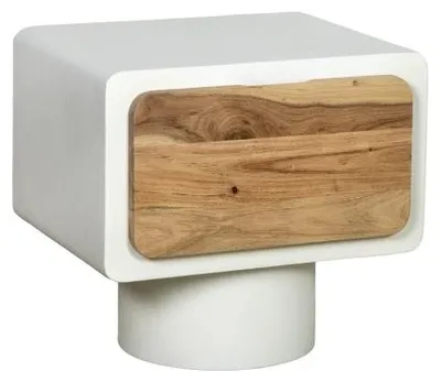 Produktbild von Pomax Verona Schrank, Weiß, L 50 x B 40 x H 46 cm