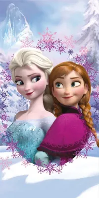 Produktbild von Anna Elsa Frozen Duschtuch Badetuch Handtuch 70 x 140cm