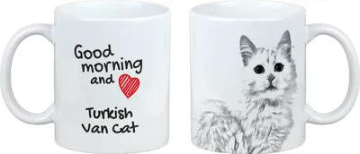 Produktbild von Art-Dog Keramiktasse Türkisch Van Katze