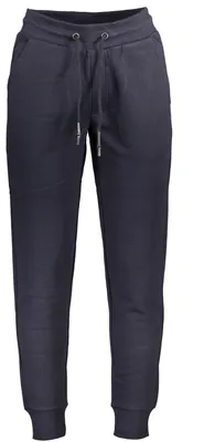 Produktbild von Blaue Herren-Sporthose mit elastischem Bund und Stickerei-Details