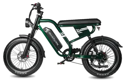Obrázok produktu pre E-bike MAXTURN MX10 - Batéria 48V13.5AH Pneumatiky 20" Hydraulické Kotúčové Brzdy - Zelená