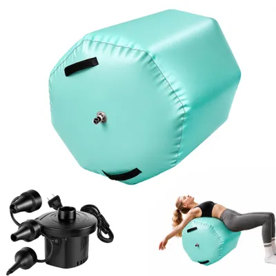 Image de Rouleau gonflable pour gymnastique et fitness (90 x 120 cm)