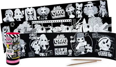 Image de Image à gratter LOL Surprise - Poster créatif à gratter pour les enfants