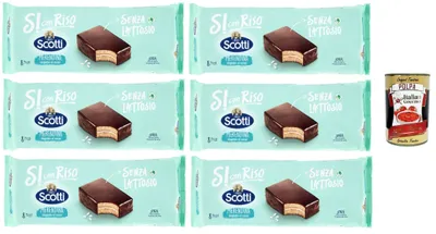 Produktbild von Scotti Italian Gourmet Si con Riso Merendina al Cioccolato, laktosefrei, 6 x 264g