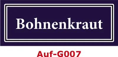 Produktbild von 20 Stück Gewürzaufkleber Bohnenkraut 40x16mm Gewürzetiketten Sticker Lebensmittel (Auf-G007)