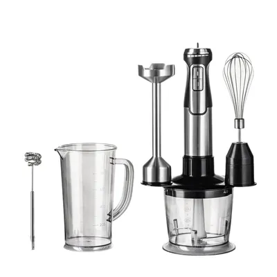 Produktbild von Tekoo Stabmixer Set 5-in-1, Edelstahl Pürierstab mit Zerkleinerer , 1600 W , stufenlose Regulierung