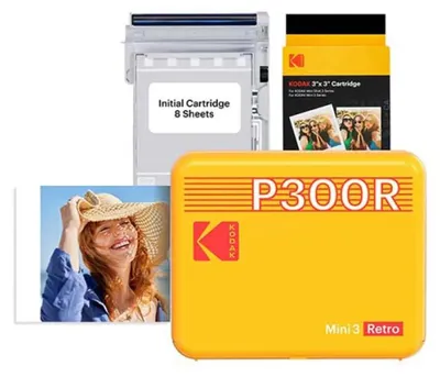 Image de Pack de cartouches Kodak Mini 3 Retro - Imprimante photo jaune