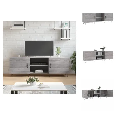 Immagine prodotto di vidaXL mobile TV grigio Sonoma 150x30x50 cm in legno - Mobili TV