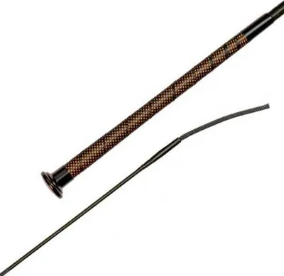 Image de Fleck Professional 03007 Colorline Wrapped Grip Dressur Reitgerte Orange 140 cm Orange 140 cm