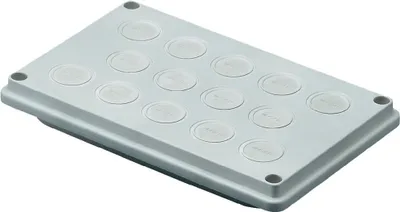 Zdjęcie produktu dla Rittal SV 9665.770, Panel zarządzania kablami, Jasny Szary, 1 szt.