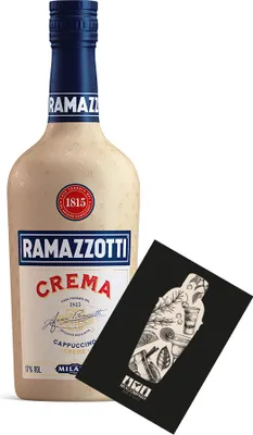 Produktbild von Ramazzotti Crema 1815 Cappuccino Creme 0,7L (17% vol) Cappuccino Likör aus Italien Milano - [Enthält Sulfite]