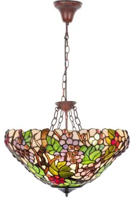 Image de Lustre de salon Tiffany reversed VINIČ Ø40