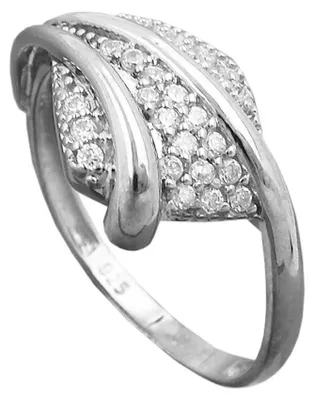 Produktbild von Ring Damenring mit vielen weißen Zirkonia besetzt 925 Silber Innenumfang 60mm  Ø19.1mm