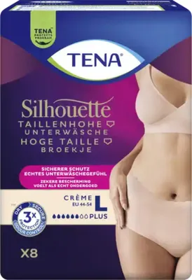 Produktbild von TENA - Silhouette Plus Crème  L -  8 Stk.